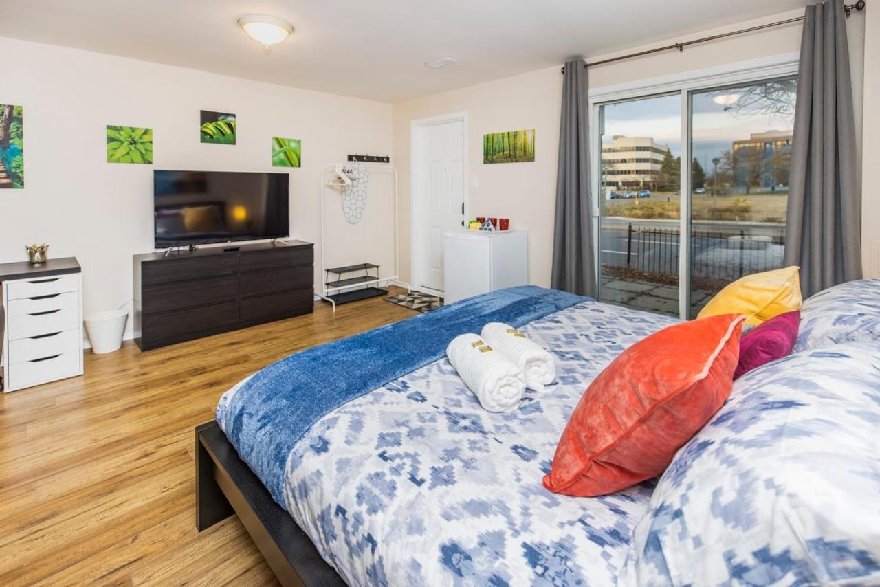 Modern Studio W King Bed - Central Ottawa Zewnętrze zdjęcie